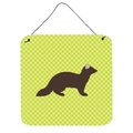 Micasa Sable Marten Green Wall or Door Hanging Prints6 x 6 in. MI229173